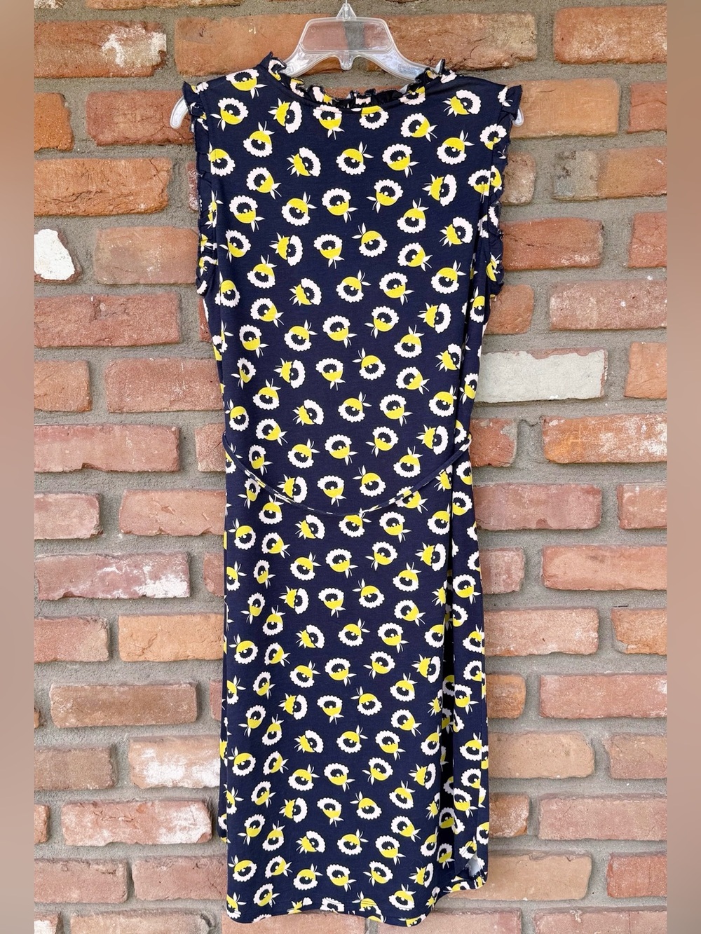 Boden Lois Floral Jersey Dress Summer Vacation Size 10 - Picture 4 of 11